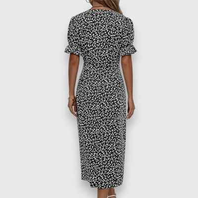 Robe Gloria À Boutons Latéraux