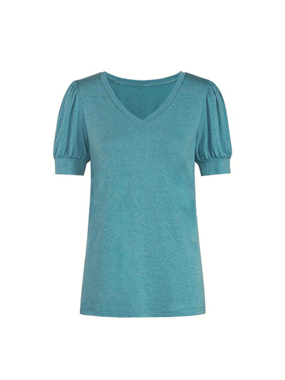T-shirt Respirant En Coton À Manches En Pétales