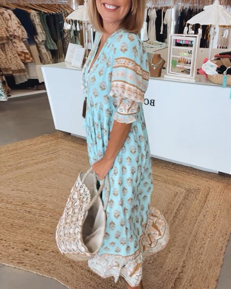 Robe Bohémienne Avec Cache-Ventre
