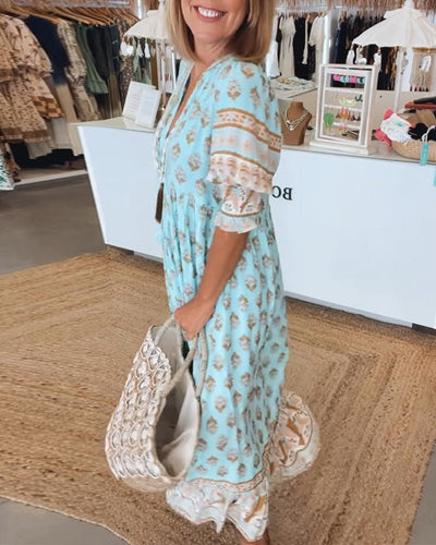 Robe Bohémienne Avec Cache-Ventre