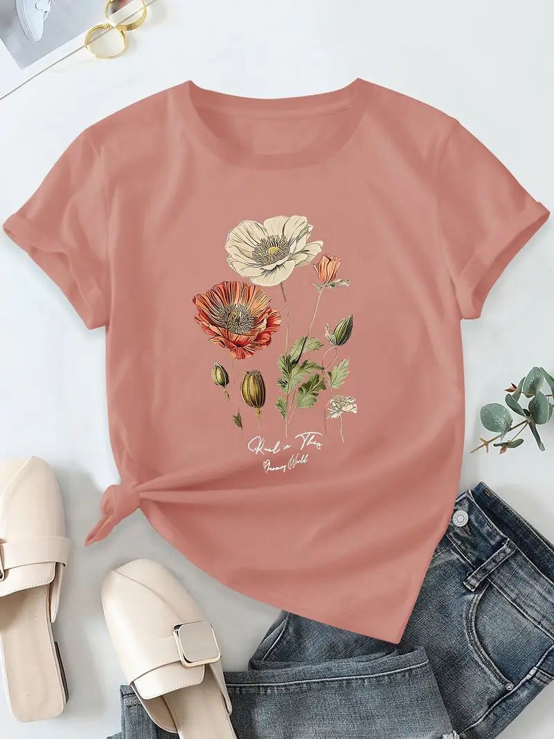 Pull Falinia À Manches Courtes Avec Imprimé Floral