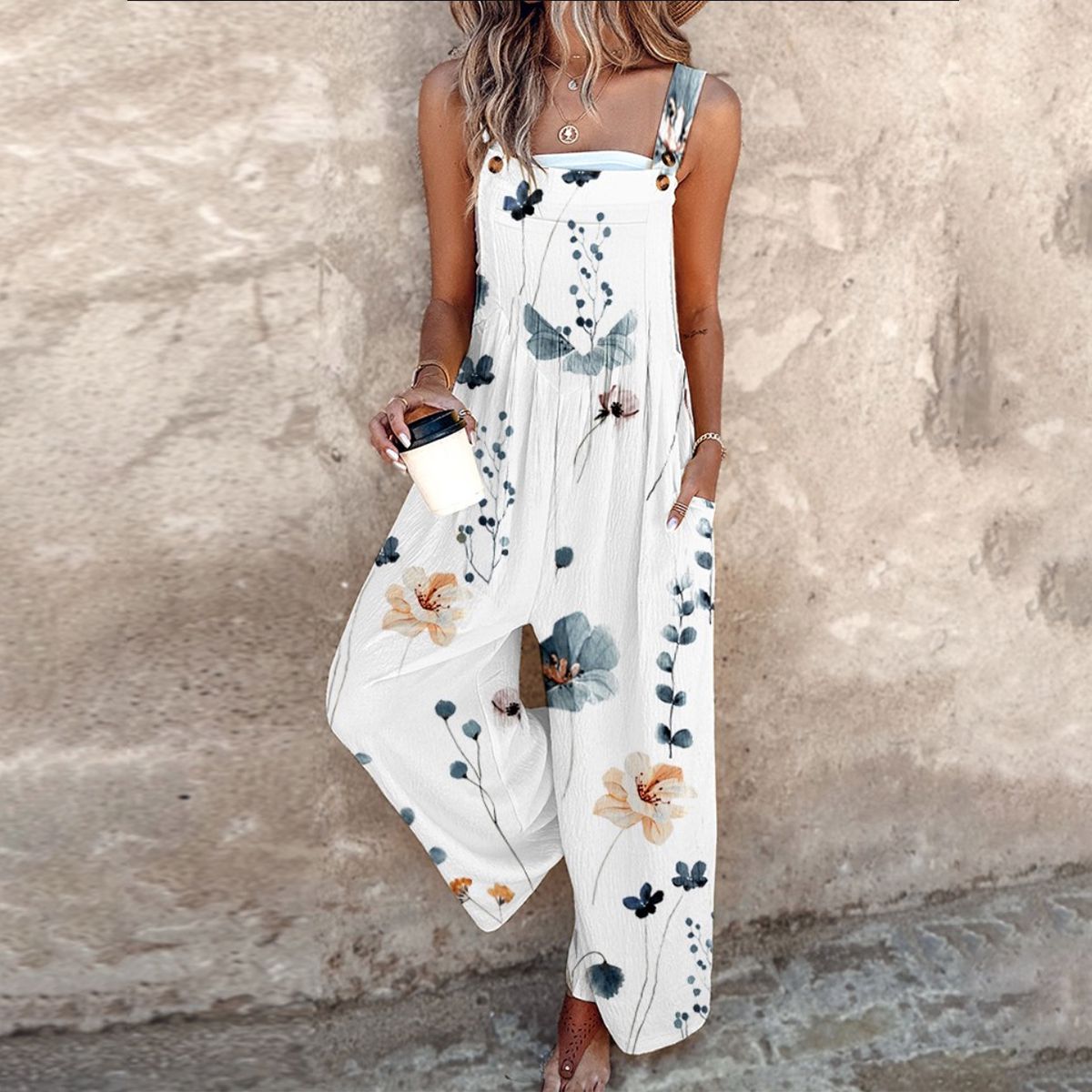 Salopette Fiona Avec Imprimé Floral