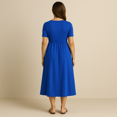 Robe Alicia Longue Col V