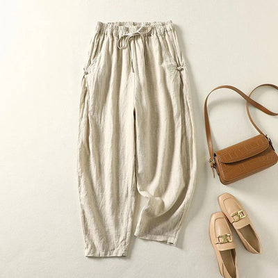 Pantalon Shanna En Lin Pour Femme
