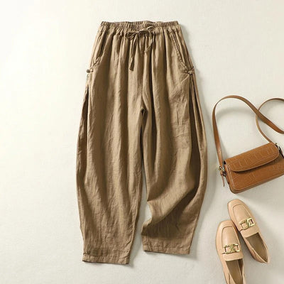 Pantalon Shanna En Lin Pour Femme