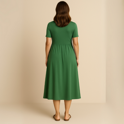 Robe Alicia Longue Col V