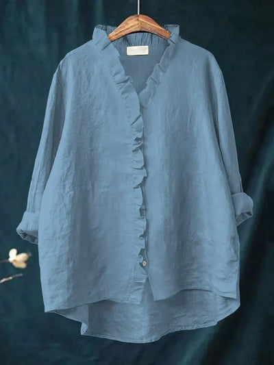 Chemise Almina Décontractée En coton & En Lin
