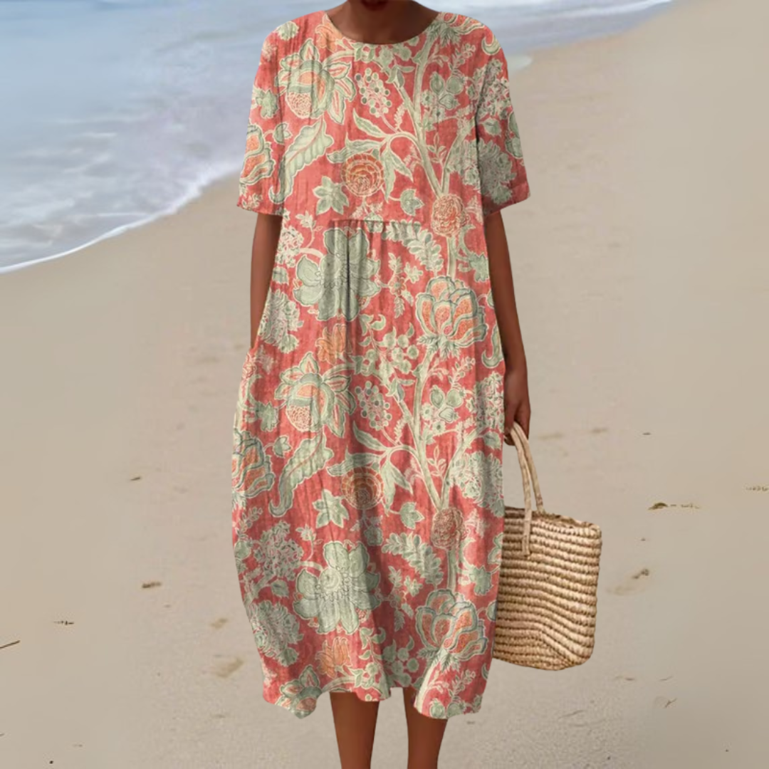 Robe Alisa Vintage À Fleurs