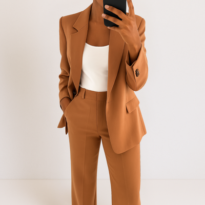 Costume Deux Pièces Chic Pour Femme