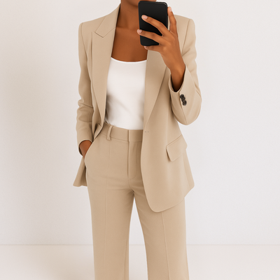 Costume Deux Pièces Chic Pour Femme