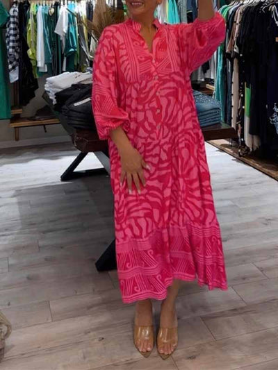 Robe Solea Imprimée À Col En V