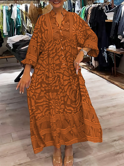 Robe Solea Imprimée À Col En V