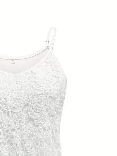 Top Juniana En Dentelle Sans Manches