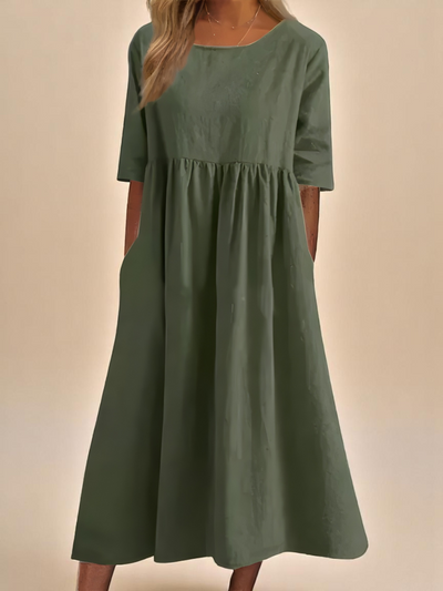 Robe Aérée En Coton Doux