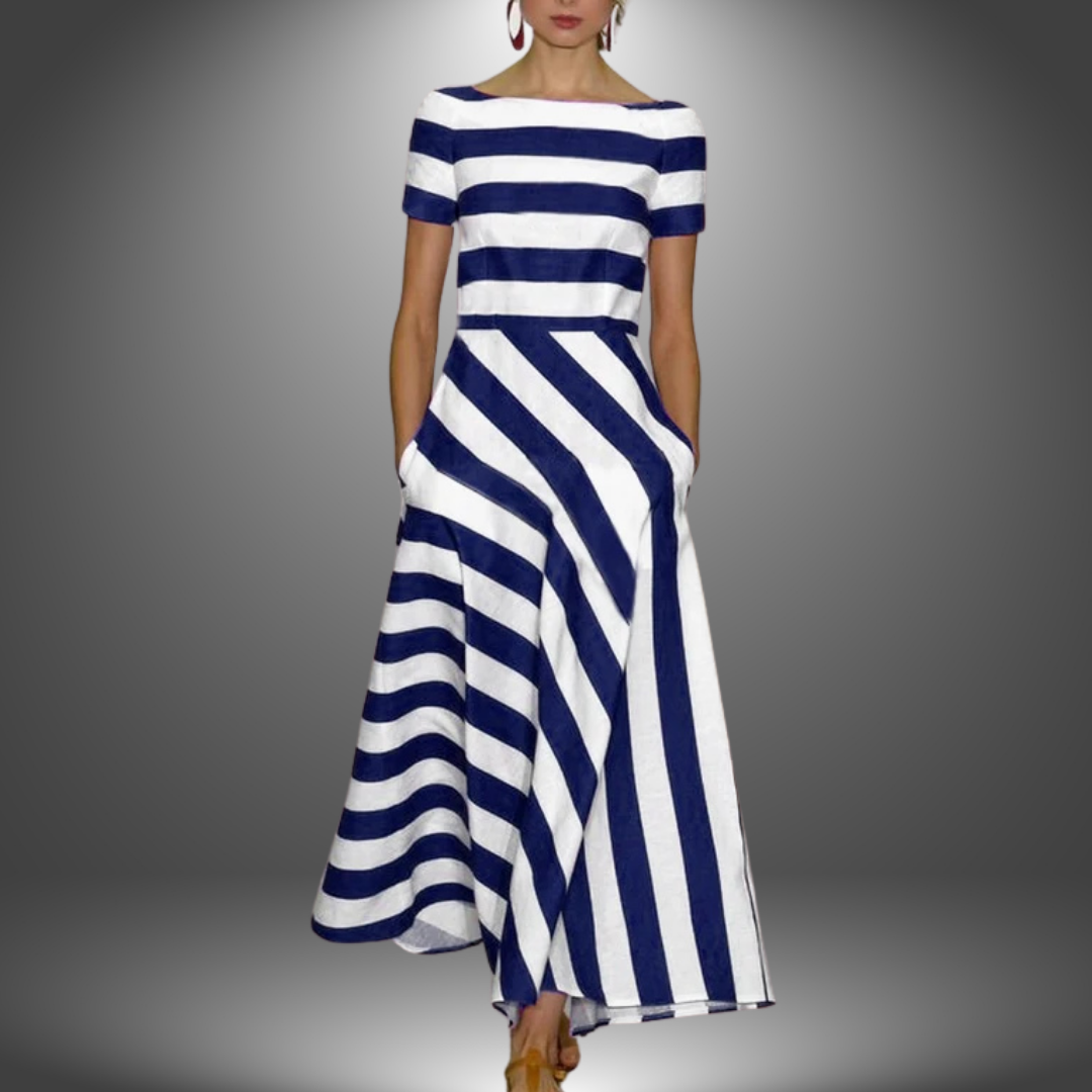 Robe Légère & Fluide À Rayures