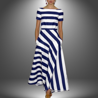 Robe Légère & Fluide À Rayures