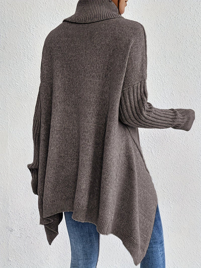 Pull Col Montant Élégant & Décontracté