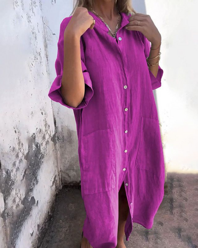 Robe Chemise Longue & Décontractée
