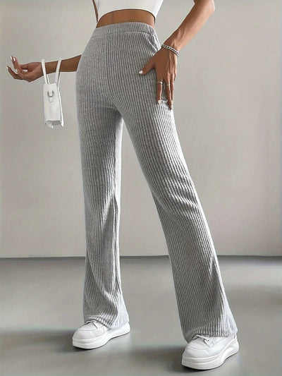 Pantalon Évasé En Velours Côtelé