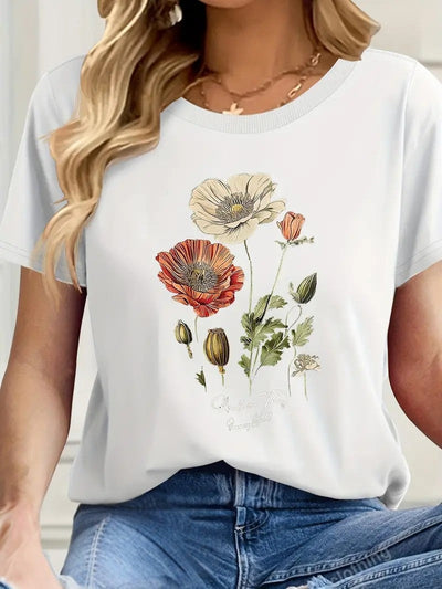 Pull Falinia À Manches Courtes Avec Imprimé Floral