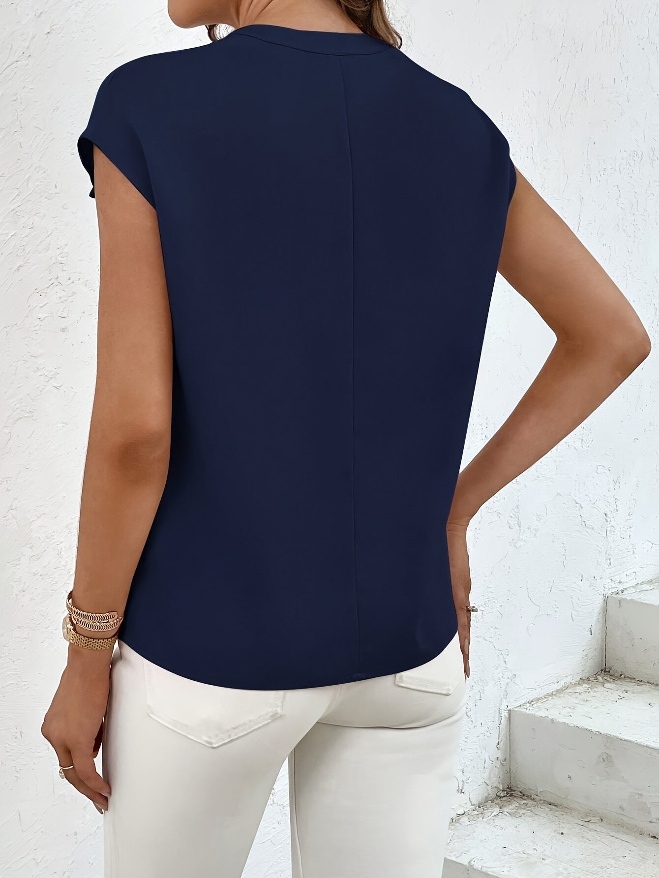 Chemise D'été À Manches Courtes Avec Poches