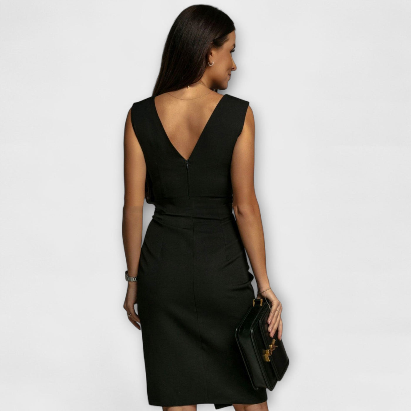 Robe Calypso Fendue Décolletée En V