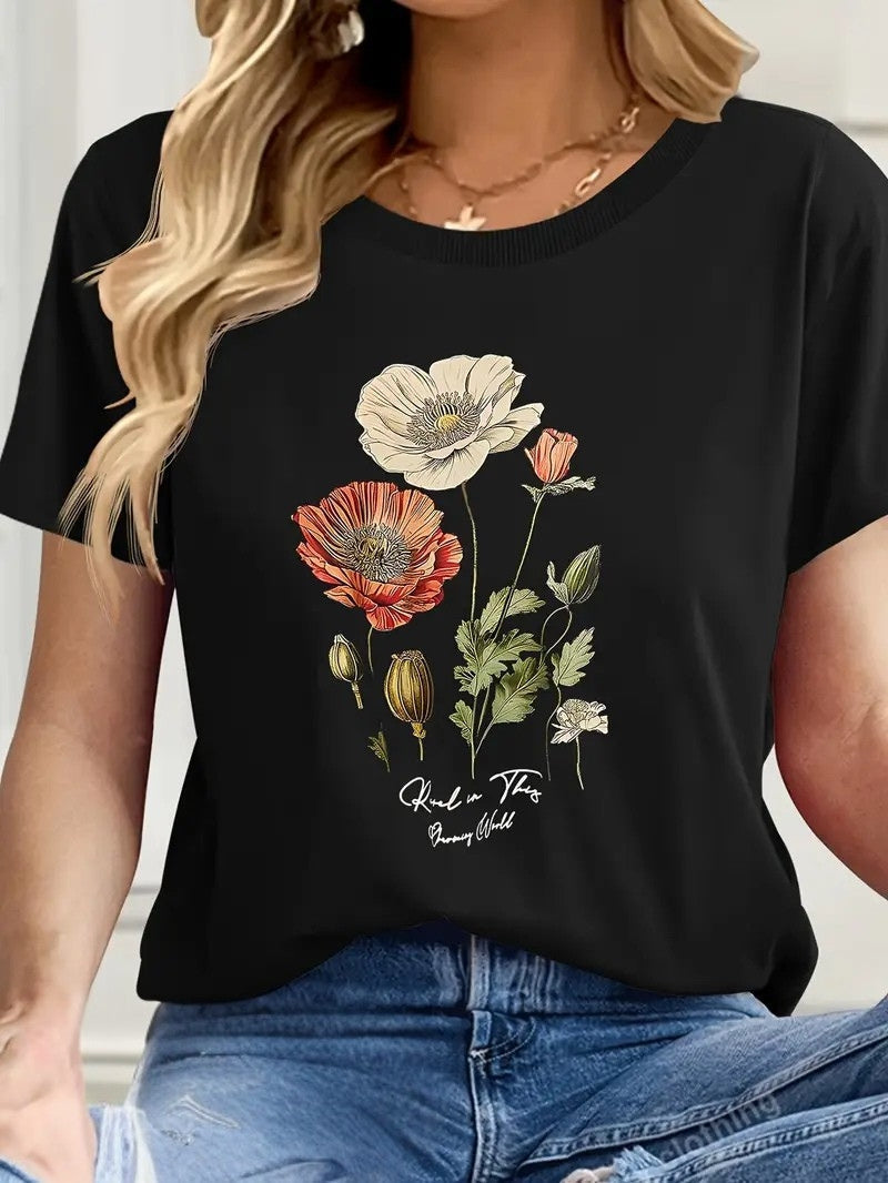 Pull Falinia À Manches Courtes Avec Imprimé Floral