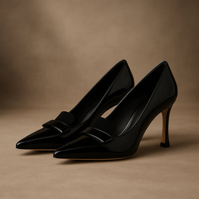 Talons Aiguilles En Cuir
