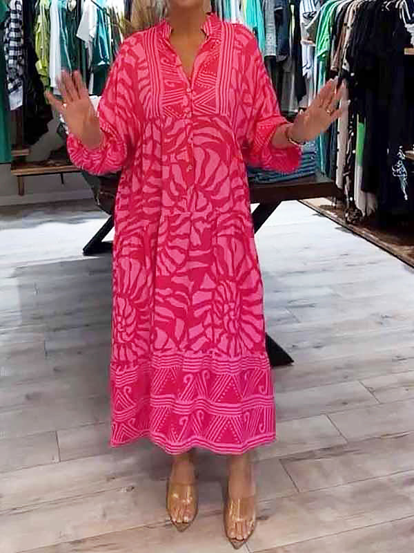 Robe Solea Imprimée À Col En V