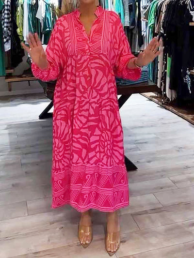Robe Solea Imprimée À Col En V