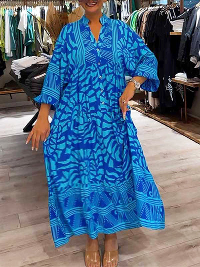 Robe Solea Imprimée À Col En V