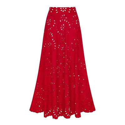 Ensemble Robe-Maillot Alice 2 Pièces (Rouge)