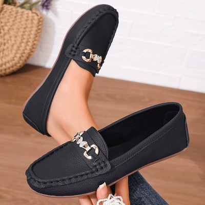 Mocassins Ricci En Cuir Pour Femmes