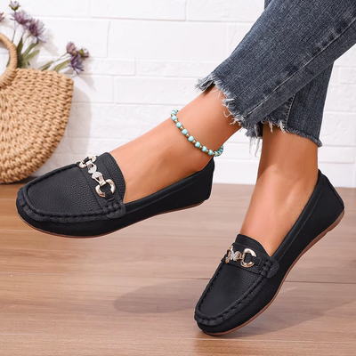Mocassins Ricci En Cuir Pour Femmes