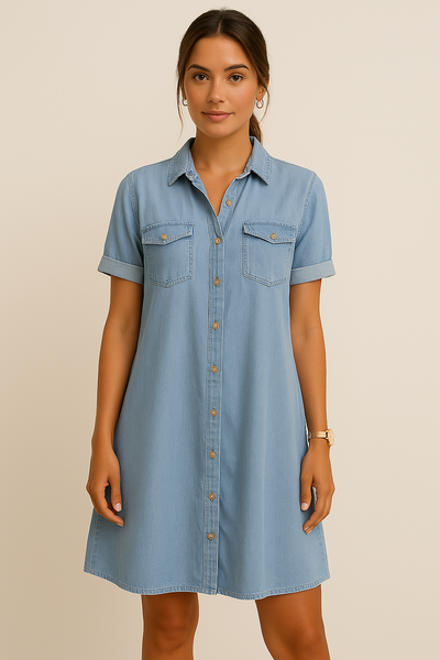 Robe Mi-Longue & Fit En Jean