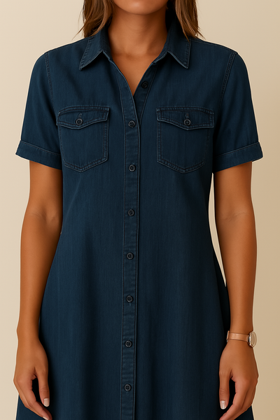 Robe Mi-Longue & Fit En Jean