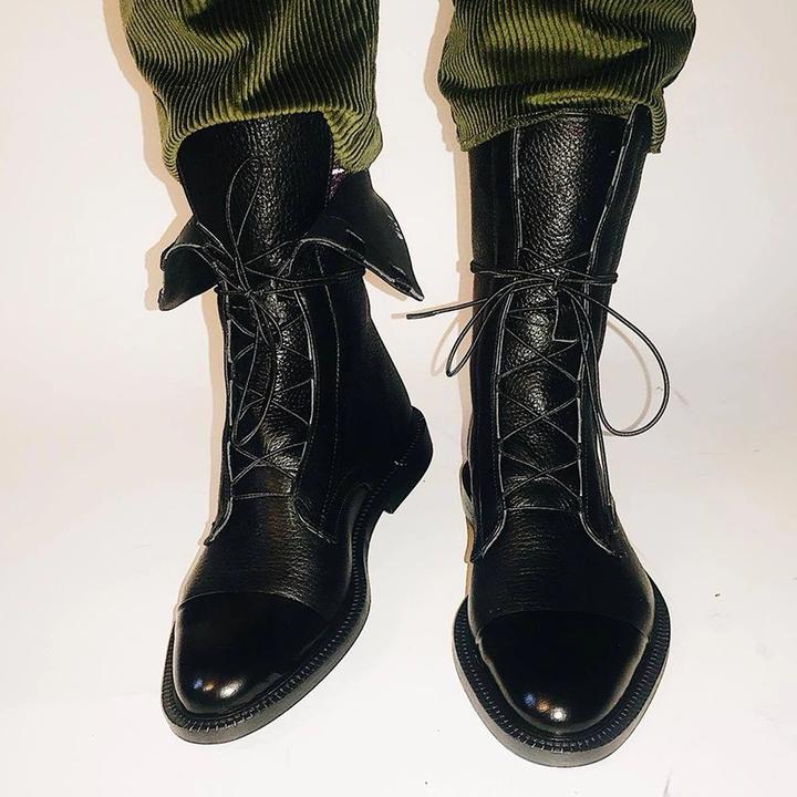 Bottines À Talons En Cuir Végétal Pour Femme