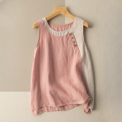 Top En Coton Sans Manches