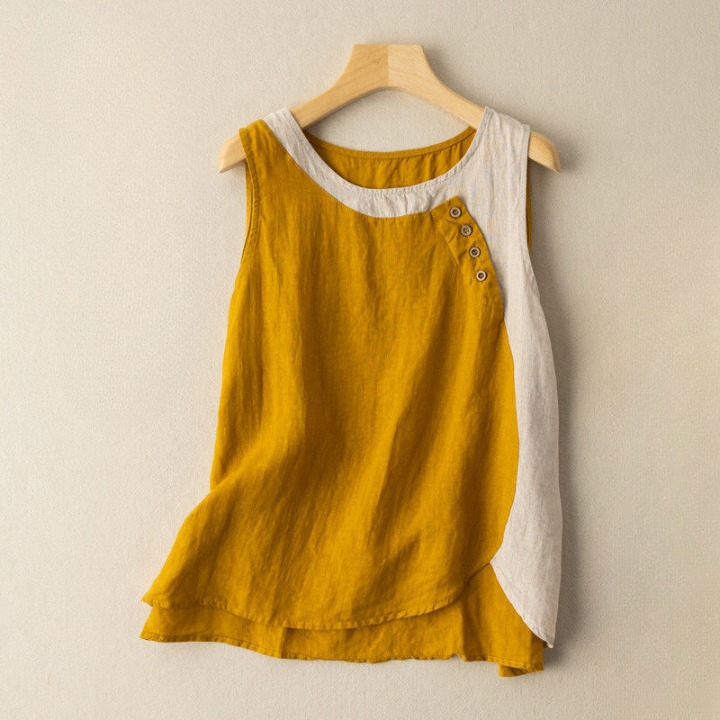 Top En Coton Sans Manches