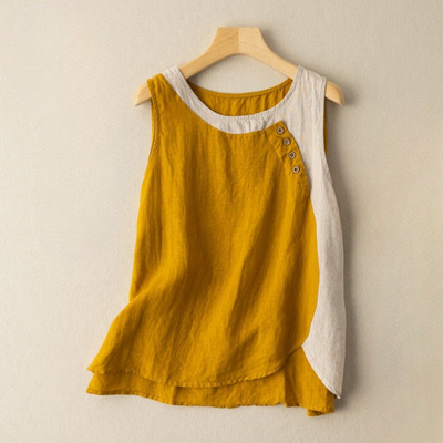 Top En Coton Sans Manches