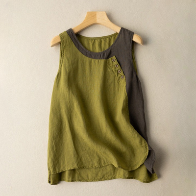 Top En Coton Sans Manches
