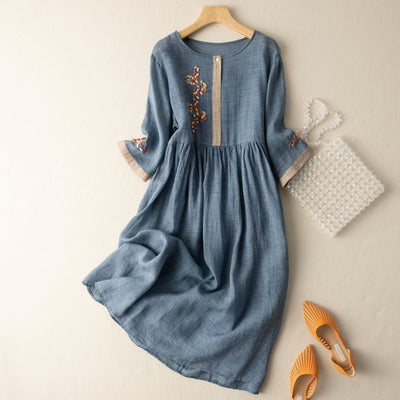 Robe Havana Vintage En Lin