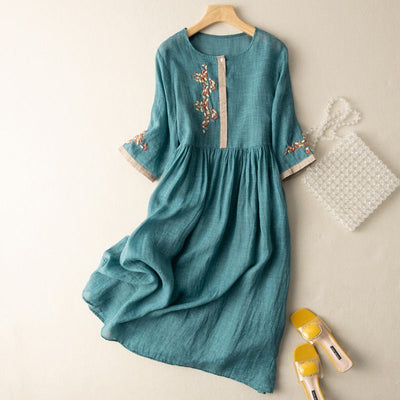 Robe Havana Vintage En Lin