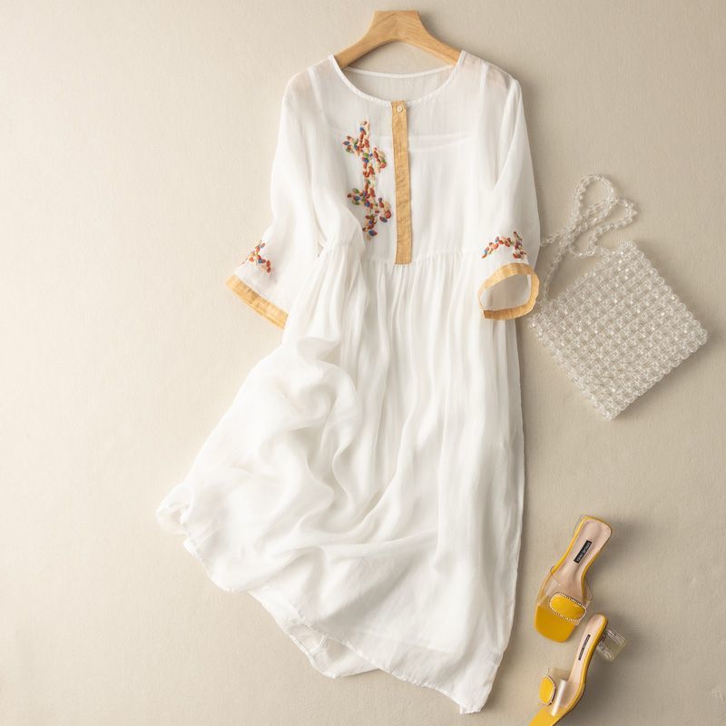 Robe Havana Vintage En Lin