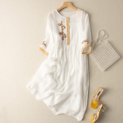 Robe Havana Vintage En Lin