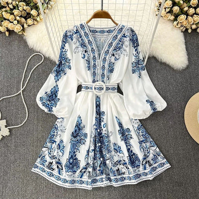 Mini Robe Joséphina Ajustée Brodée