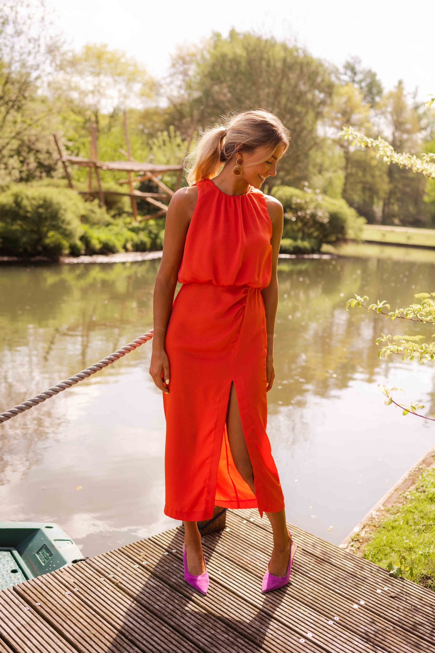 Robe Leana Mi-Longue Élégante