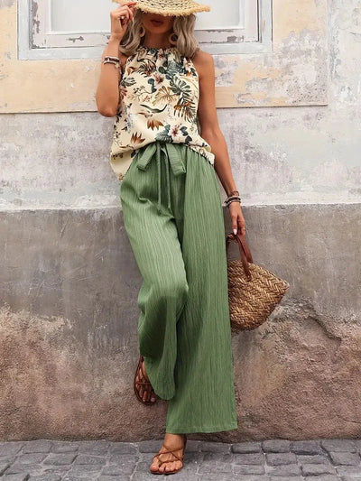 Ensemble Azzura 2 Pièces Élégant Sans Manches