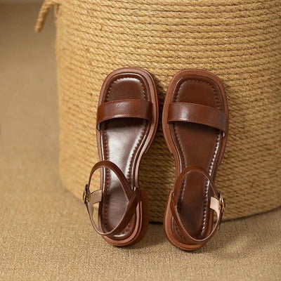 Sandales À Talon Klarina En Cuir