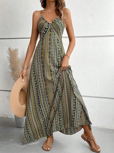 Robe D'été Bohème Sans Bretelles